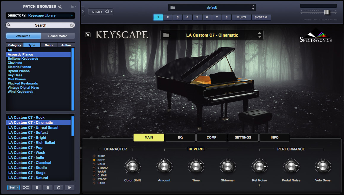 Keyscape in omnisphere 2 no sound system